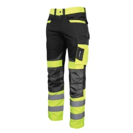 LAHTI PRO Spodnie Ostrzegawcze Czarno-Żółte 2XL L4051105