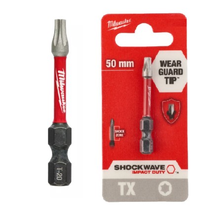 MILWAUKEE Bit TORX 50mm T25 Udarowy SHOCKWAVE  (4932430881)