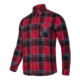 LAHTI PRO Koszula Flanelowa 120G/m2 CZERWONA 2XL LPKF12XL