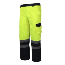 LAHTI PRO Spodnie Ostrzegawcze Żółte XL L4100404