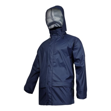 LAHTI PRO Kurtka Przeciwdeszczowa Granatowa 3XL L4091706