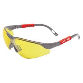 LAHTI PRO Okulary Ochronne Żółte Regulowane Odporność Mechaniczna 46051