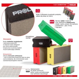 PROLINE Gąbka Polerska Diamentowa Gr 400 27296 2