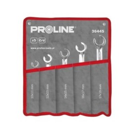 PRO Klucze Oczkowe Otwarte 5szt. (10x11-17x19)
