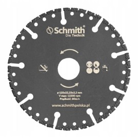 SCHMITH Tarcza Diamentowa Uniwersalna 125mm STU-1