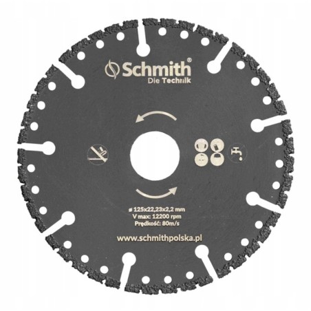 SCHMITH Tarcza Diamentowa Uniwersalna 125mm STU-1