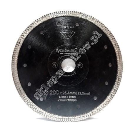 SCHMITH Tarcza Diamentowa Premium Slim 250mm SDSS-05