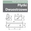 FABA Płytka HM Dwuostrzowa 50x12x1,5 mm "S"  N0000837