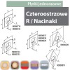 FABA Płytka HM Czteroostrzowa 15x15x2,5 HW R150 R/Nacinak N0000733
