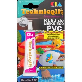 TECHNICQLL Klej do Miękkiego Plastiku PCV 20ml R-334