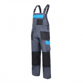 LAHTI PRO Ogrodniczki Ochronne Szaro-Niebieskie 3XL L4060460