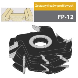 FABA Zestaw Frezów FP-12 Do Drzwiczek Meblowych FP1200S140P001