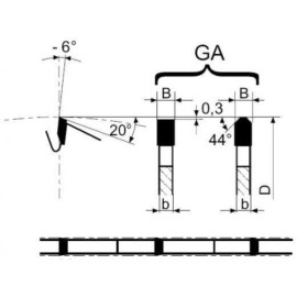 400x3,8/3,2/30 z-120 GA FABA Piła Spiekowa PI-530 Metal P3000008 2