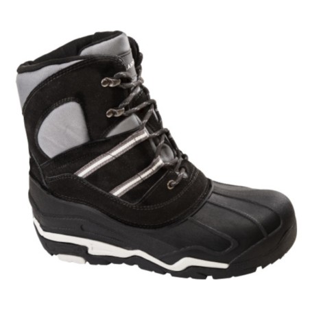 LAHTI PRO Śniegowce Zamszowe/Oxford CZARNO-SZARE 39/40 L3080540