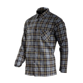 LAHTI PRO Koszula Flanelowa SZARA 170g L L4181003