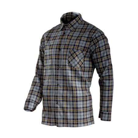 LAHTI PRO Koszula Flanelowa SZARA 170g L L4181003