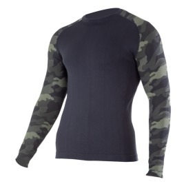 LAHTI PRO Koszula Termoaktywna MORO ZIELONO-CZARNA 2XL/3XL L4120805