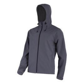 LAHTI PRO Kurtka SoftShell z Kapturem SZARA 3XL L4093406