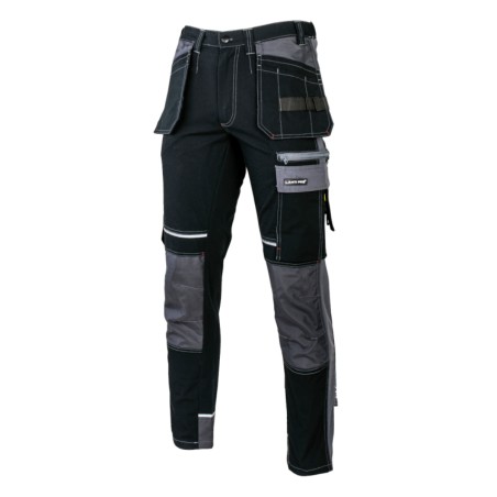 LAHTI PRO Spodnie Czarno-Szare Ze Wzmocnieniami 2XL L4052005