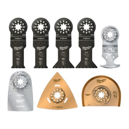 MILWAUKE Zestaw Brzeszczotów do Multitool 8szt 48906088