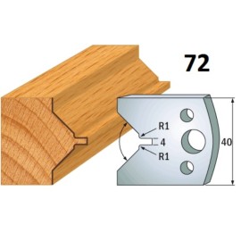 CMT Noże 690.072 HSS 40x4mm 2szt