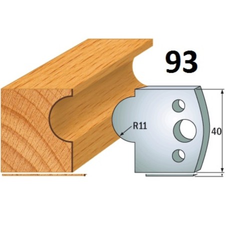 CMT Noże 690.093 HSS 40x4mm 2szt