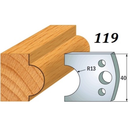 CMT Noże 690.119 HSS 40x4mm 2szt