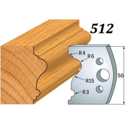 CMT Noże 690.512 HSS 50x4mm 2szt
