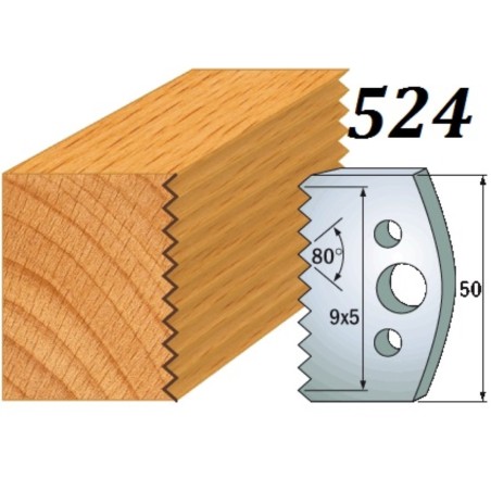 CMT Noże 690.524 HSS 50x4mm 2szt