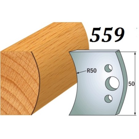 CMT Noże 690.559 HSS 50x4mm 2szt