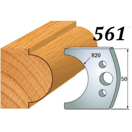 CMT Noże 690.561 HSS 50x4mm 2szt