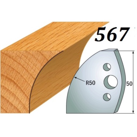 CMT Noże 690.567 HSS 50x4mm 2szt