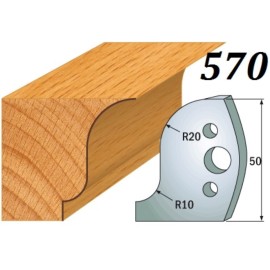 CMT Noże 690.570 HSS 50x4mm 2szt