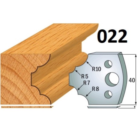 CMT Noże 690.022 HSS 40x4mm 2szt