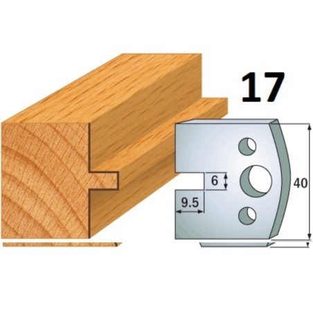 CMT Noże 690.017 HSS 40x4mm 2szt
