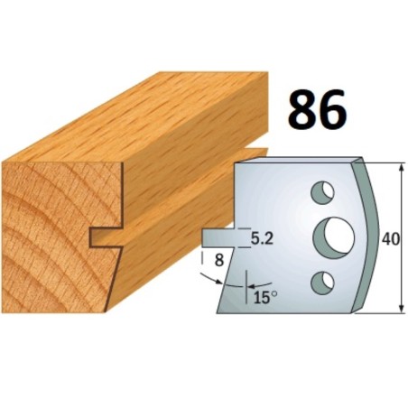 CMT Noże 690.086 HSS 40x4mm 2szt