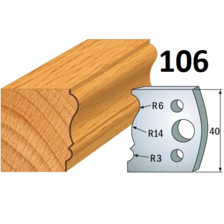 CMT Noże 690.106 HSS 40x4mm 2szt
