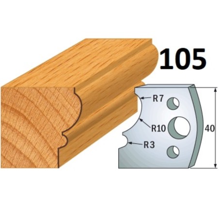 CMT Noże 690.105 HSS 40x4mm 2szt