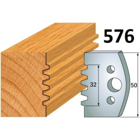 CMT Noże 690.576 HSS 50x4mm 2szt