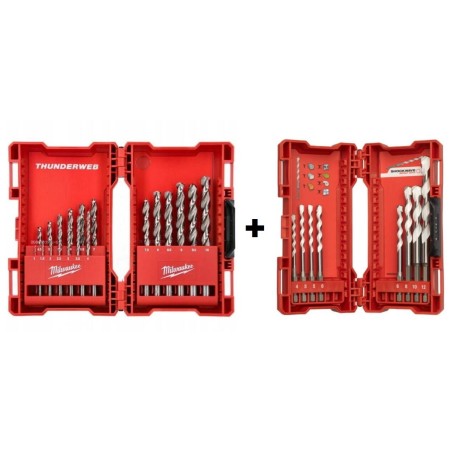 MILWAUKEE Zestaw Wierteł do Metalu i Uniwersalne 4932479632