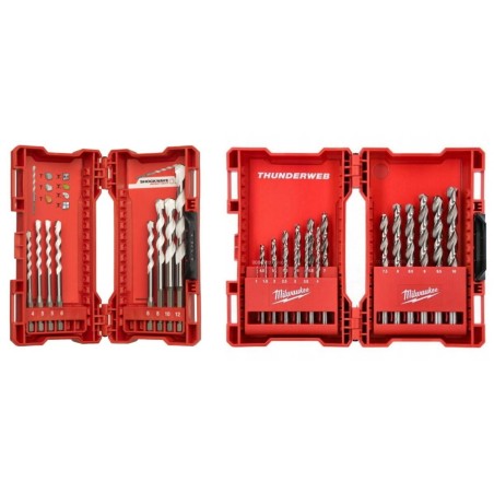 MILWAUKEE Zestaw Wierteł do Metalu i Uniwersalne 4932479632