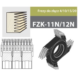 FABA Frez Nasadzany z Zestawu do Klejenia 1 FD 150x15,95/40 s,4,0 P fd1201s160P04 2