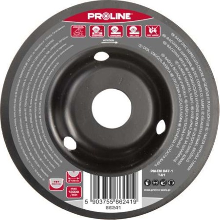 PROLINE Tarcza Wypukła Tarnik Grube Zęby 125mm 86241