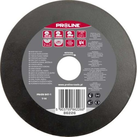 PROLINE Tarcza Płaska Tarnik Średnie Zęby 125mm 86226