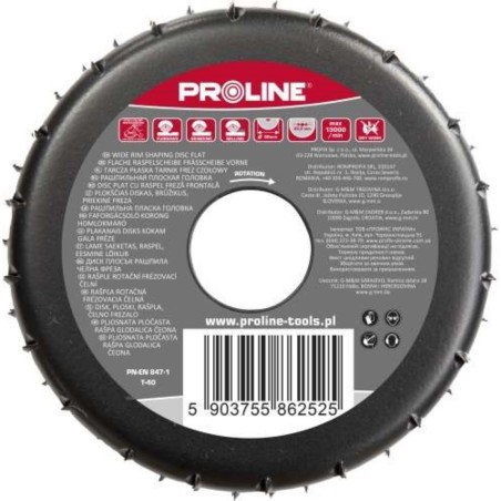 PROLINE Tarcza Płaska Tarnik Grube Zęby Frez Cz 120mm 86253