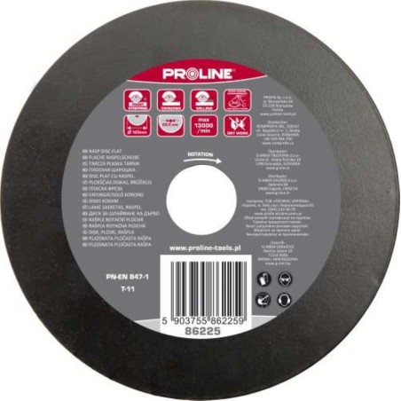 PROLINE Tarcza Płaska Tarnik Grube Zęby 125mm 86225