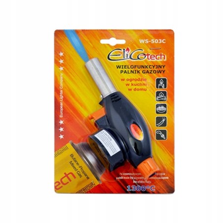 Wielofunkcyjny palnik na kartusz nabój 220g  Torch WS-503C Elico