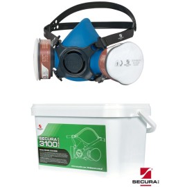 SECURA Zestaw Półmaska i filtry  Secura 3100 CHEM SECURA3100-CHEM