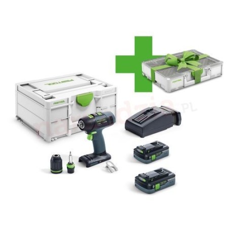FESTOOL 18V Wkrętarka T18+3 HPC 4,0 I-Plus