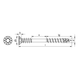 WURTH Wkręt 4x30/15 ASSY CSMP STFR-P-RW20-(A2K) 500szt. 2